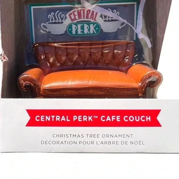 NEW Hallmark FRIENDS Central Perk Cafe Couch - FUNKO POP! Fun Christmas Ornament - Picture 5 of 9